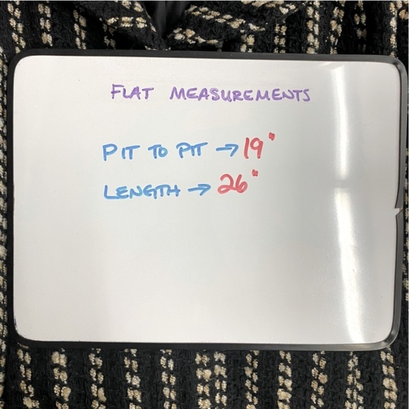 Zara Basic Black Cream Striped Textured Knit Bubble Collar Belted Jacket M - Picture 6 of 16